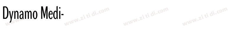 Dynamo Medi字体转换
